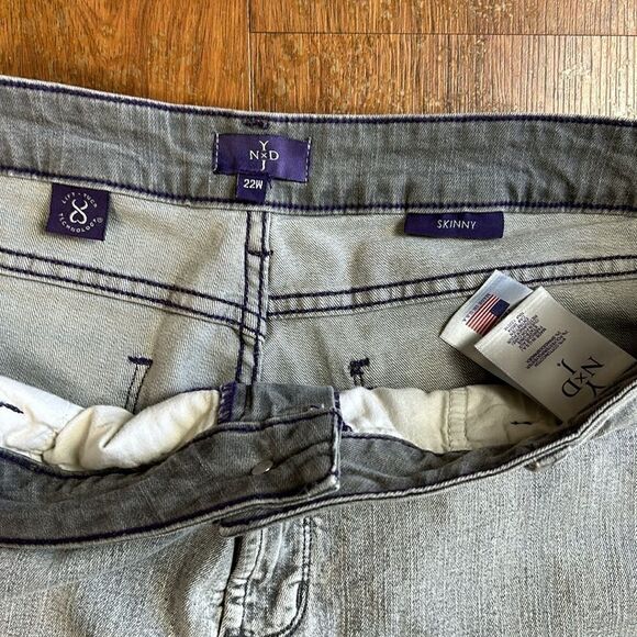 NYDJ womens plus size skinny jeans size 22W LIFT TUCK technology stretch - Picture 6 of 12